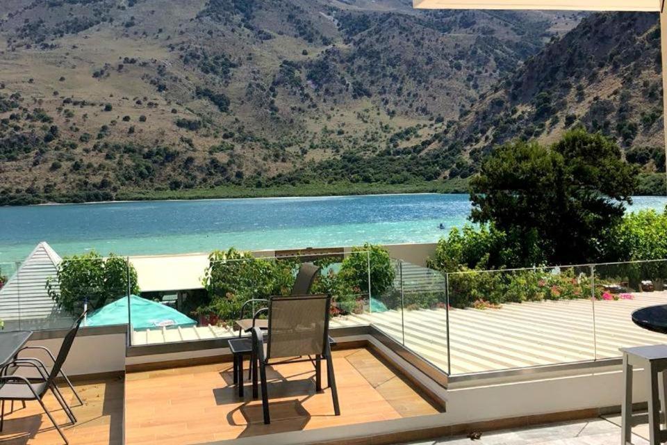 Korissia With Lake View Kournas ภายนอก รูปภาพ