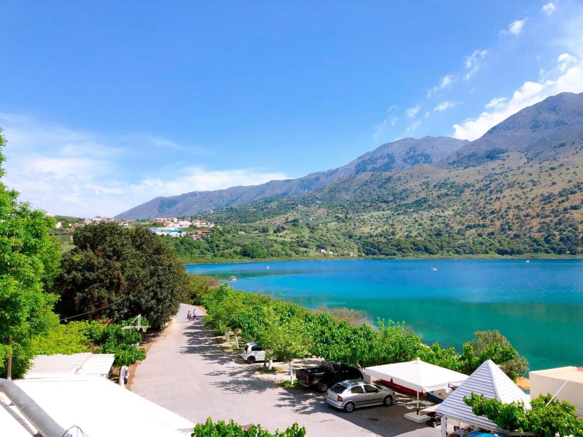 Korissia With Lake View Kournas ภายนอก รูปภาพ