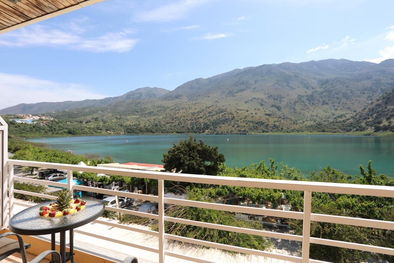 Korissia With Lake View Kournas ภายนอก รูปภาพ